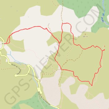 Itinéraire Circuit du plan des Noves, distance, dénivelé, altitude, carte, profil, trace GPS