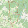 Itinéraire Maison des étangs Ouest - Chaumergy, distance, dénivelé, altitude, carte, profil, trace GPS