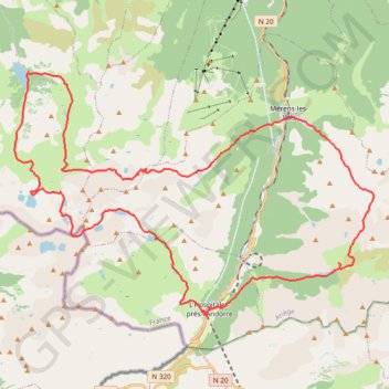 Itinéraire L'hospitalet/l'andorre vallée aston rieutort nabre bésines 19-24.07.2021 de, distance, dénivelé, altitude, carte, profil, trace GPS