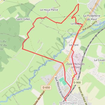 Itinéraire 1 - 2026 RdC Pédestre 7 km V1, distance, dénivelé, altitude, carte, profil, trace GPS