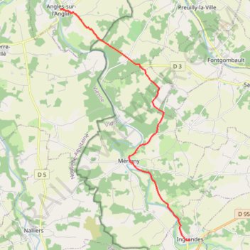 Itinéraire Itinéraire : 20250827_174122, distance, dénivelé, altitude, carte, profil, trace GPS