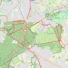 Itinéraire Nord-est de la forêt de Soignes - 25302 - UtagawaVTT.com, distance, dénivelé, altitude, carte, profil, trace GPS