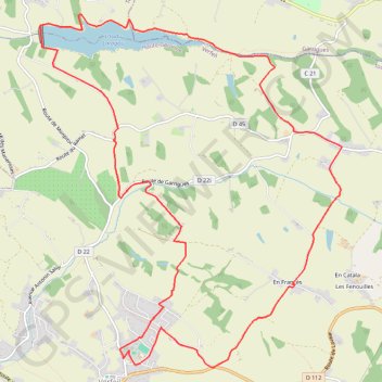 Itinéraire Circuit du Laragou, distance, dénivelé, altitude, carte, profil, trace GPS