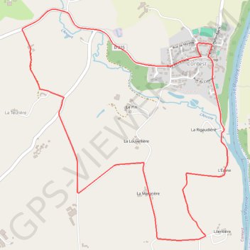 Itinéraire Circuit de Contest, distance, dénivelé, altitude, carte, profil, trace GPS