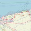 Itinéraire La Vélomaritime : Gravelines - Calais, distance, dénivelé, altitude, carte, profil, trace GPS