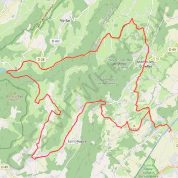 Itinéraire St Joseph de Rivière-19553494, distance, dénivelé, altitude, carte, profil, trace GPS