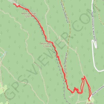 Itinéraire 2022-03-08 15:23:36, distance, dénivelé, altitude, carte, profil, trace GPS
