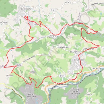 Itinéraire 7, distance, dénivelé, altitude, carte, profil, trace GPS
