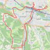 Itinéraire Les Coteaux de Jurançon, distance, dénivelé, altitude, carte, profil, trace GPS