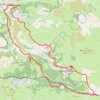 Itinéraire Autour du Créneau - Marcillac Vallon, distance, dénivelé, altitude, carte, profil, trace GPS