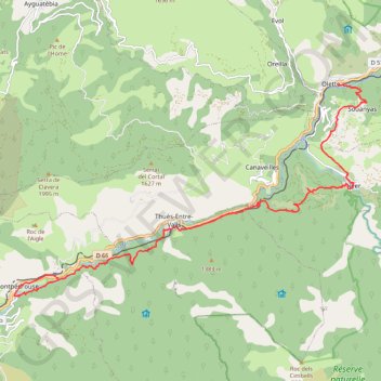 Itinéraire Tracé actuel: 22 AVR 2017 10:32, distance, dénivelé, altitude, carte, profil, trace GPS