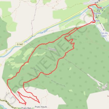 Itinéraire Les 40 Lacets, distance, dénivelé, altitude, carte, profil, trace GPS