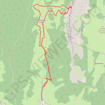Itinéraire Roc des boeufs skis, distance, dénivelé, altitude, carte, profil, trace GPS