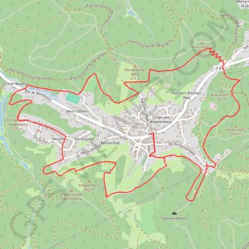 Itinéraire Sentier autour de Soucht, distance, dénivelé, altitude, carte, profil, trace GPS