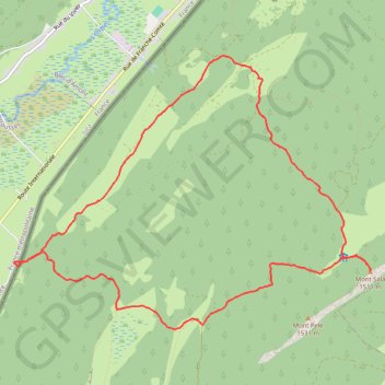 Itinéraire Le Mont Sala depuis La Bourbe, distance, dénivelé, altitude, carte, profil, trace GPS