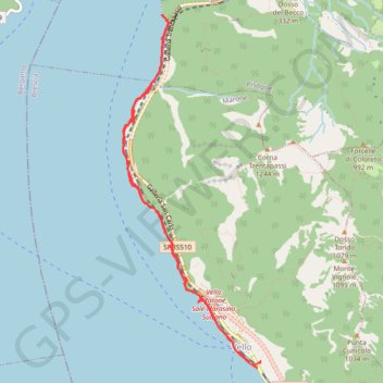 Itinéraire Promenade au bord du lac d'iseo italie, distance, dénivelé, altitude, carte, profil, trace GPS