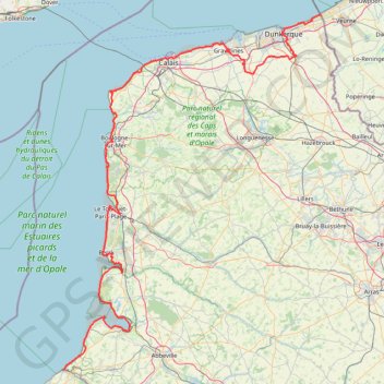 Itinéraire GR®120 Sentier du Littoral (2023©gr-infos.com), distance, dénivelé, altitude, carte, profil, trace GPS