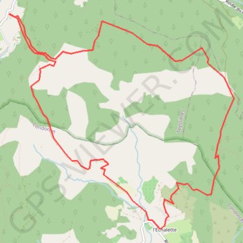 Itinéraire Autour de Teysseires dans le Pays de Dieulefit, distance, dénivelé, altitude, carte, profil, trace GPS