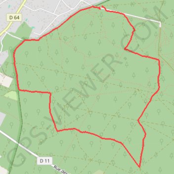 Itinéraire Barbizon, distance, dénivelé, altitude, carte, profil, trace GPS