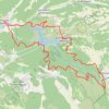 Itinéraire Gréoux, distance, dénivelé, altitude, carte, profil, trace GPS