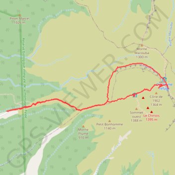Itinéraire La Montagne Pelée, distance, dénivelé, altitude, carte, profil, trace GPS