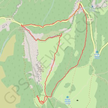 Itinéraire Tour du Toulau, distance, dénivelé, altitude, carte, profil, trace GPS