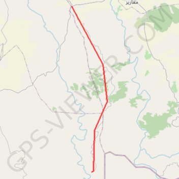 Itinéraire C4. Parcours des arganiers en pays Zaer, distance, dénivelé, altitude, carte, profil, trace GPS
