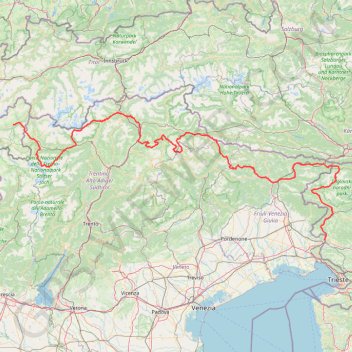 Itinéraire vttour_19041, distance, dénivelé, altitude, carte, profil, trace GPS