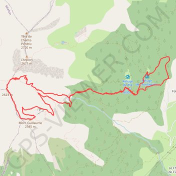 Itinéraire Embrun Mont Guillaume, distance, dénivelé, altitude, carte, profil, trace GPS