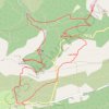 Itinéraire Les sources de l'Huveaune, distance, dénivelé, altitude, carte, profil, trace GPS