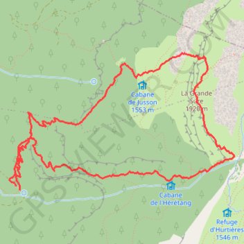 Itinéraire La Sure par les cheminées (Chartreuse), distance, dénivelé, altitude, carte, profil, trace GPS