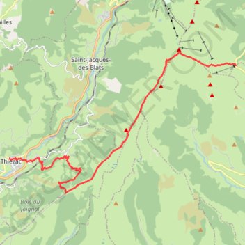Itinéraire GR 400 (7)-9909667, distance, dénivelé, altitude, carte, profil, trace GPS