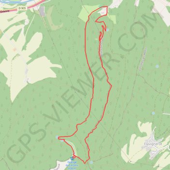 Itinéraire Velars-sur-Ouche – Le Leuzeu – Notre-Dame d’Étang, distance, dénivelé, altitude, carte, profil, trace GPS