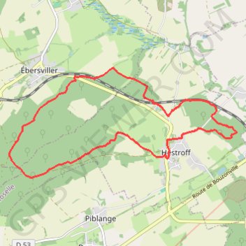 Itinéraire HestroffLeFortAuxFresques¤CVM¤2-11_C, distance, dénivelé, altitude, carte, profil, trace GPS
