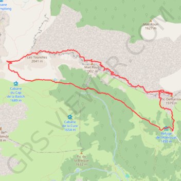 Itinéraire Les orgues de camplong, distance, dénivelé, altitude, carte, profil, trace GPS