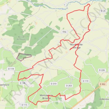 Itinéraire Randonnée VTT Téléthon 25 km, distance, dénivelé, altitude, carte, profil, trace GPS
