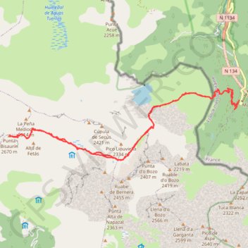 Itinéraire 649843c5ff70e3608532e892, distance, dénivelé, altitude, carte, profil, trace GPS