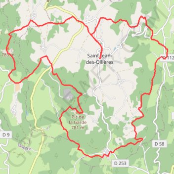 Itinéraire Trail des Piqueurs, distance, dénivelé, altitude, carte, profil, trace GPS