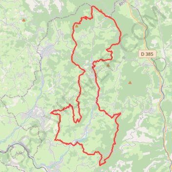 Itinéraire Thizy / Lac des Sapins - Marnand, distance, dénivelé, altitude, carte, profil, trace GPS