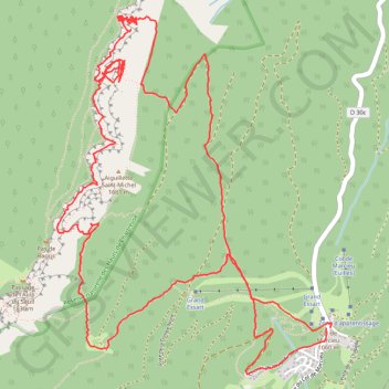 Itinéraire Bivouac à l'arche double, distance, dénivelé, altitude, carte, profil, trace GPS