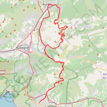 Itinéraire Col de l'Espigoulier, distance, dénivelé, altitude, carte, profil, trace GPS