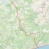 Itinéraire Briançon Menton, distance, dénivelé, altitude, carte, profil, trace GPS