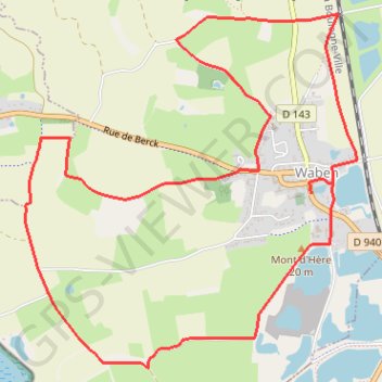 Itinéraire Boucle de la Tête de Vallée - Waben, distance, dénivelé, altitude, carte, profil, trace GPS