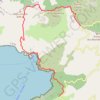 Itinéraire Girolata par Palmarella, distance, dénivelé, altitude, carte, profil, trace GPS