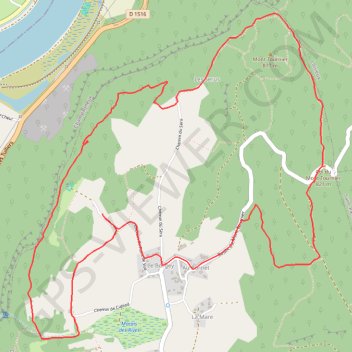 Itinéraire Grotte de Jean Gonet par le Chemin de la Boissière, distance, dénivelé, altitude, carte, profil, trace GPS