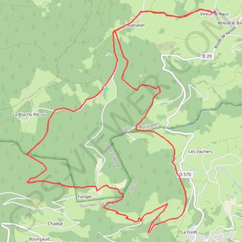 Itinéraire La Roche du Loup, distance, dénivelé, altitude, carte, profil, trace GPS
