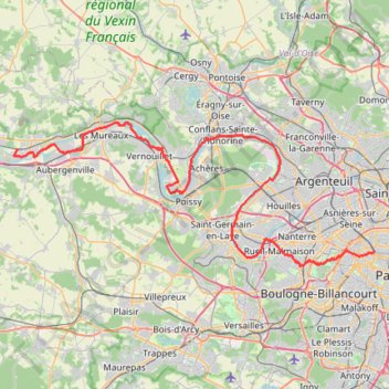 Itinéraire N1 2, distance, dénivelé, altitude, carte, profil, trace GPS