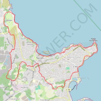 Itinéraire La Clarté, distance, dénivelé, altitude, carte, profil, trace GPS