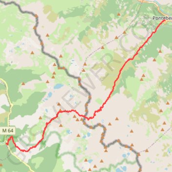 Itinéraire Saint Etienne de Tinée - Pontebernardo par le pas de Vens, distance, dénivelé, altitude, carte, profil, trace GPS