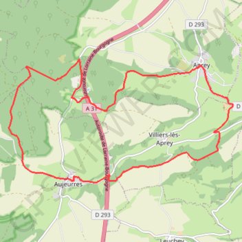 Itinéraire [Itinéraire] Les Gorges de la Vingeanne, distance, dénivelé, altitude, carte, profil, trace GPS